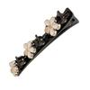Women Hair Pin Sparkling Rhinestones Flower Decor Clear Dazzling Braided Hairpins Bang Hair Styling Tool Hair Accessories