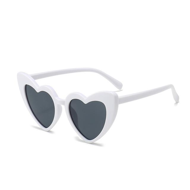 Adult Outdoor Heart-shaped Sun Glasses Glasses Classic Kids UV400 Eye Protection Sun Eyewear Outdoor Cat Eye Spectacle Frame Frame Sports Goggle