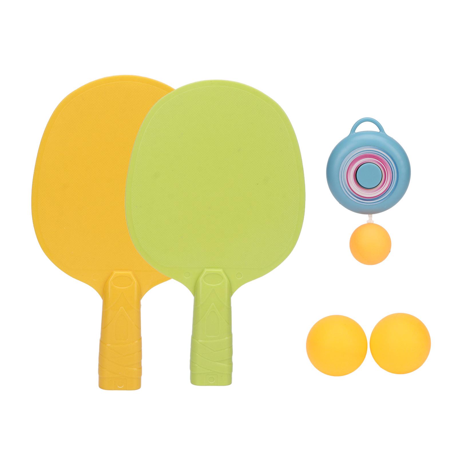 

Indoor Hanging Table Tennis Hand Eye Coordination Toy 2 Racket Hanging Pingpong Trainer for Children Adult