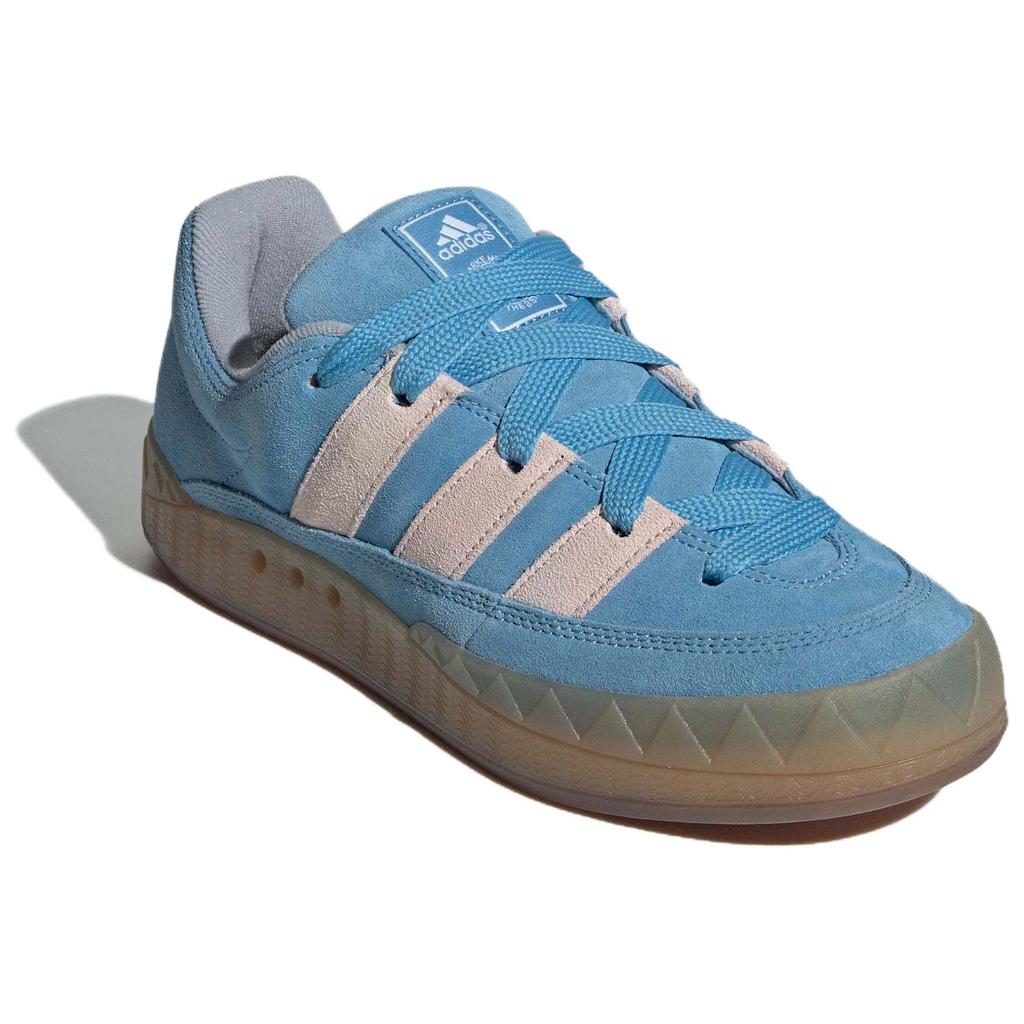 Adidas Adimatic Comfortable Thin Sole Non-Slip Wear-Resistant Low-Top Skate Shoes Unisex Skate Shoes Blue ID3946