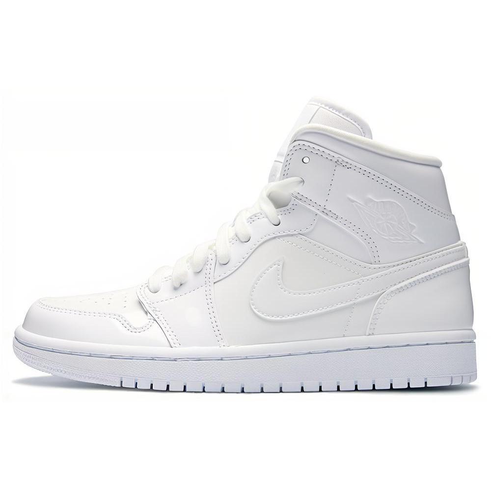 

новые женские Jordan 1 Mid Triple White 37.5