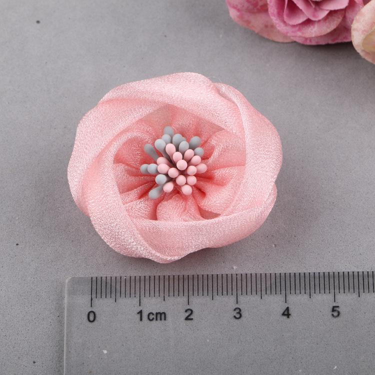 Frühlings-Haar- und Schuhblumen-Accessoires – handgefertigte Blumen aus Wolkengarn für Haarnadeln und Kleidungsdekor für Mädchen