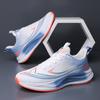 Men's shoes 2025 new summer breathable mesh shoes ultra-light carbon board trend shock absorption youth running shoes sports shoes