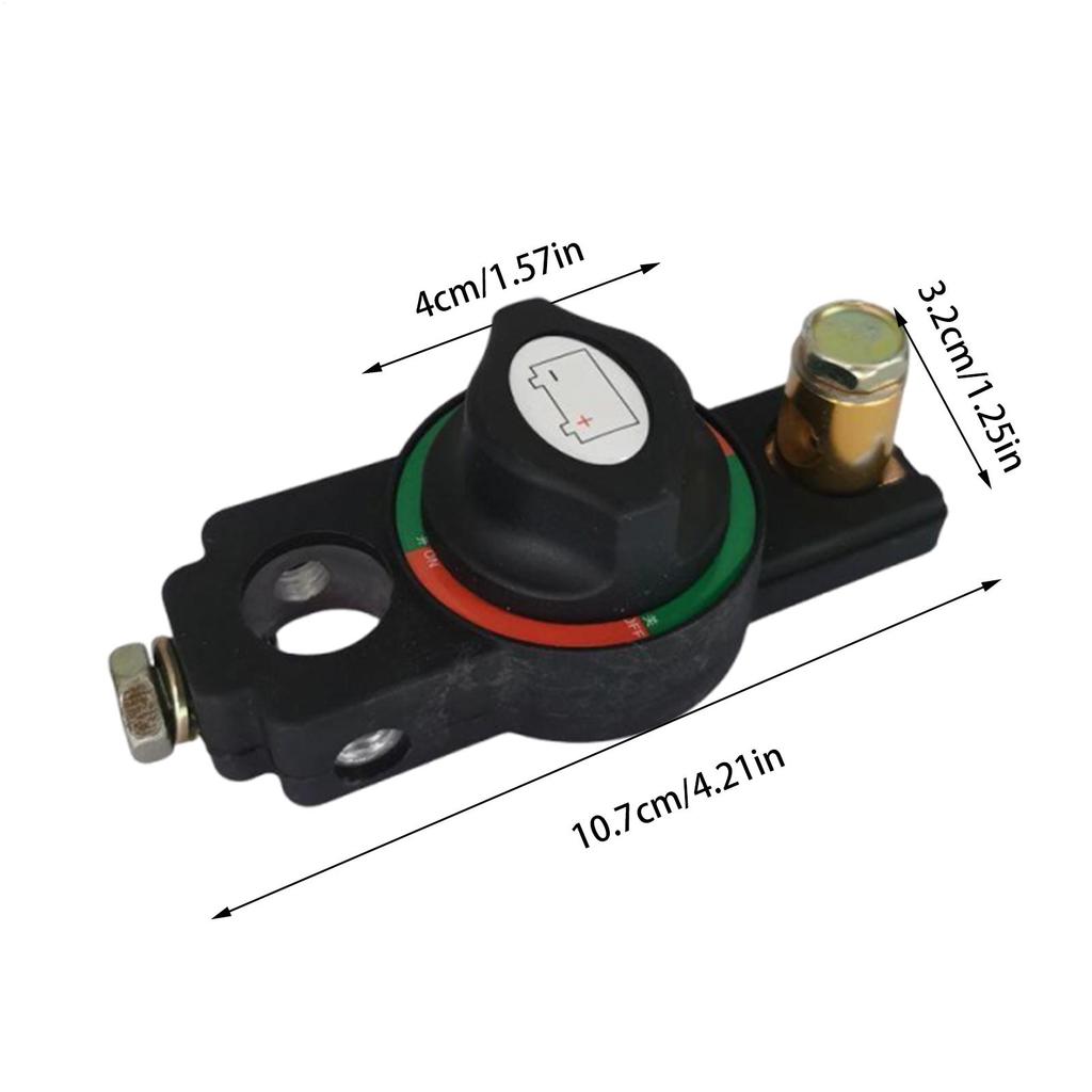 Car Battery Shut Off Button Power Cut Off Disconnect Button Car Parts For 12V/24V System Truck Boat Marine RV Prevention