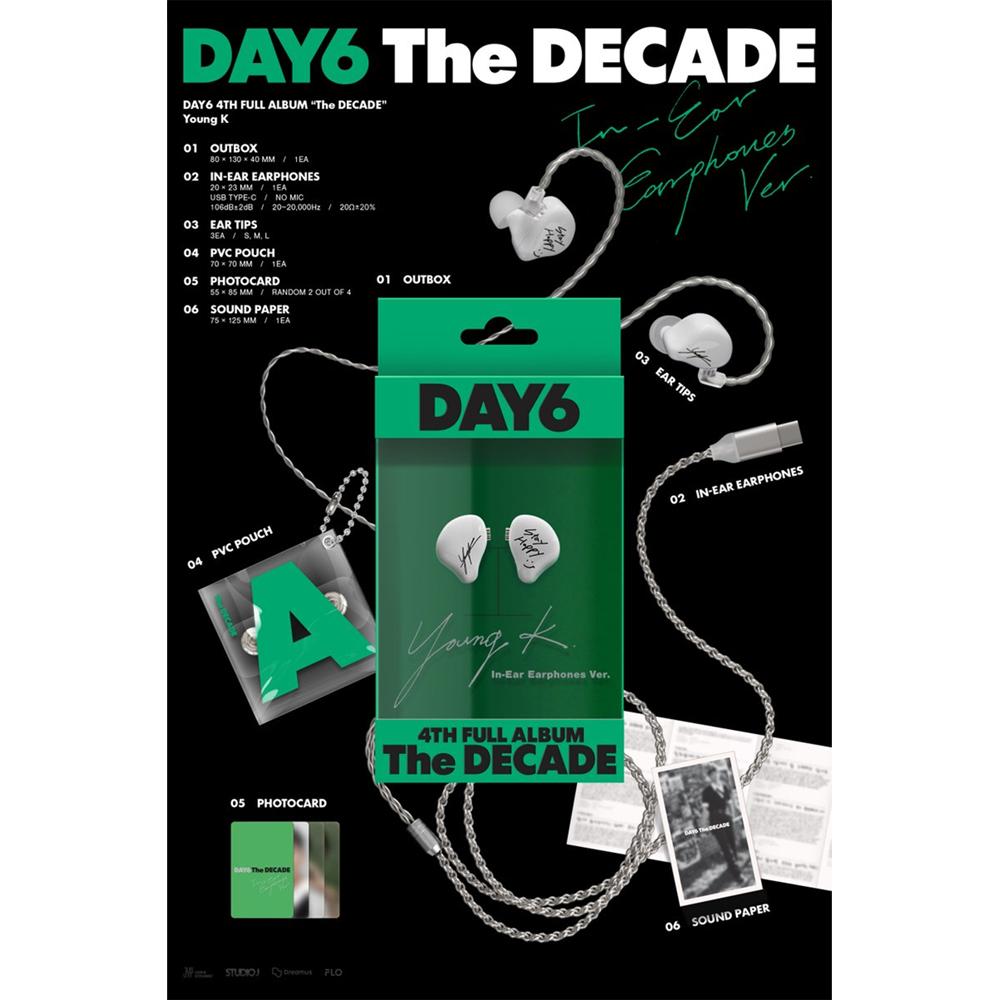 [Pre-order] DAY6 - The DECADE (In-Ear Earphone Ver.)