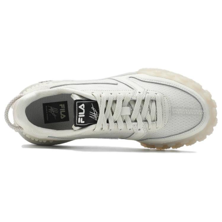 New FILA Gara Cushioning Wear Resistant Low Top Casual Shoes Women's White F12W413112FLW