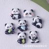 Cute Cartoon Panda Resin Jewelry & DIY Decor: Cream Glue, Keychain, Pendant, Shoe Buckle.