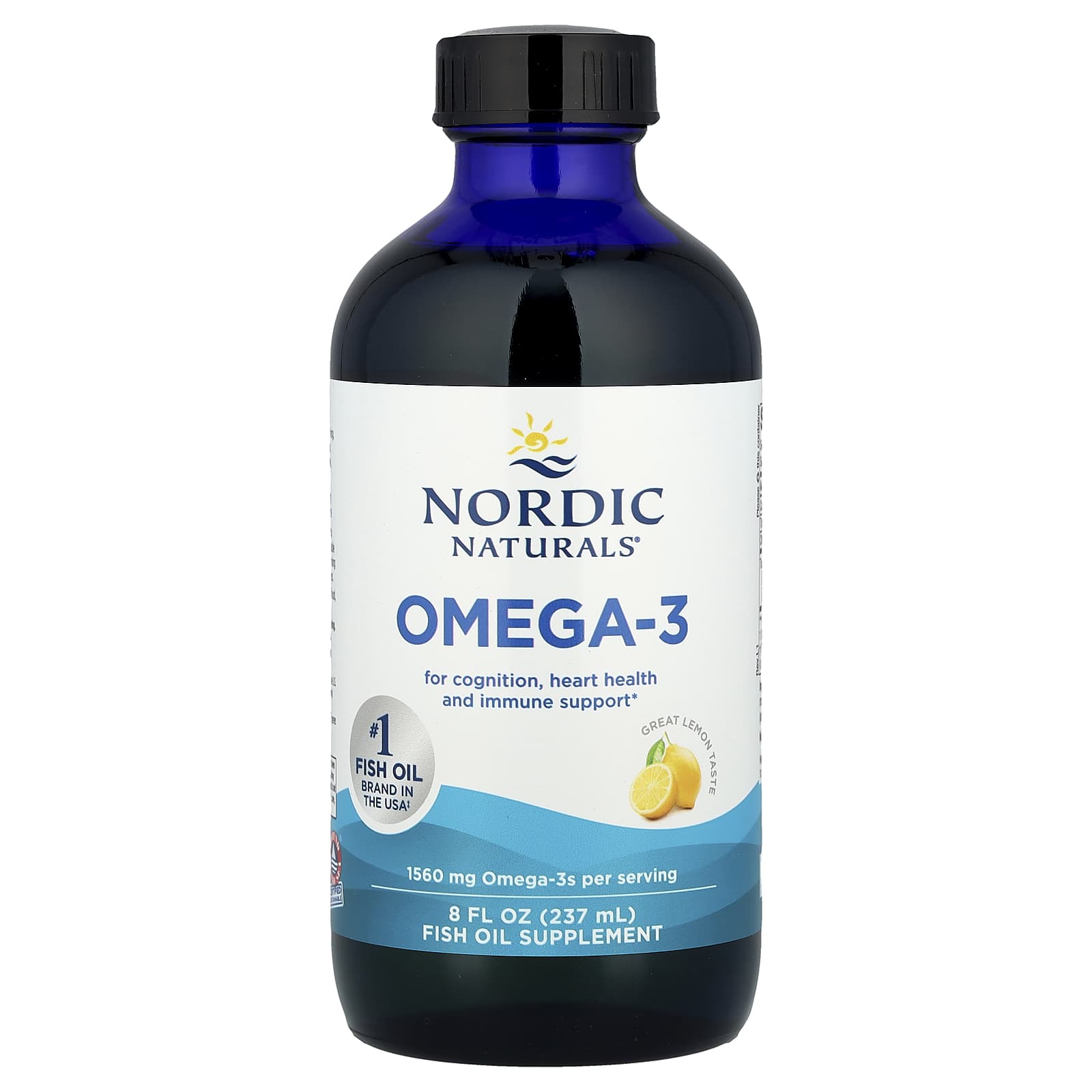 

Omega 3, Lemon Flavor, 1,560Mg, 237Ml(8Fl Oz)