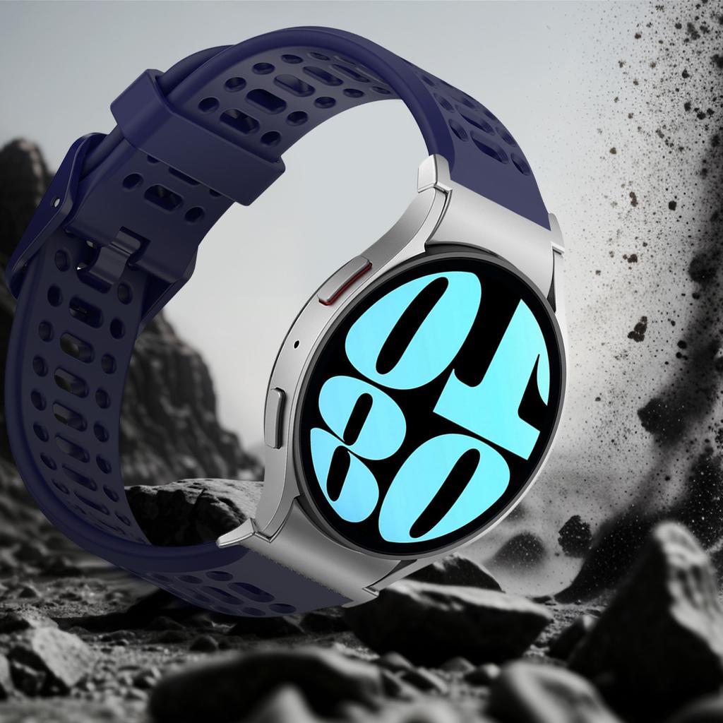 No Gap Silicone Band For Samsung Galaxy Watch 6 5 4 44mm 40mm for Galaxy Watch456 Bracelet Quick Release Smartwatch Accessories