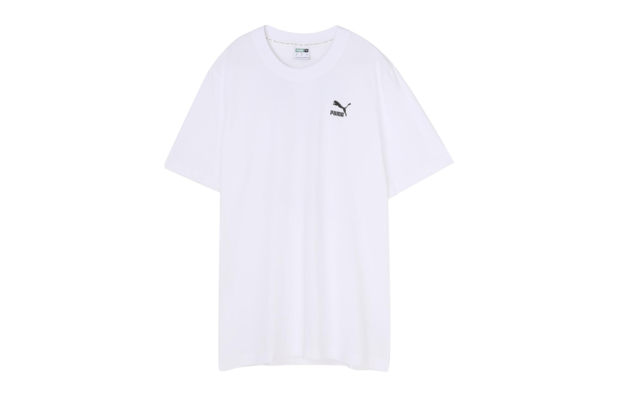 PUMA Set-in Sleeve T-Shirt Men s White 598939-02 S