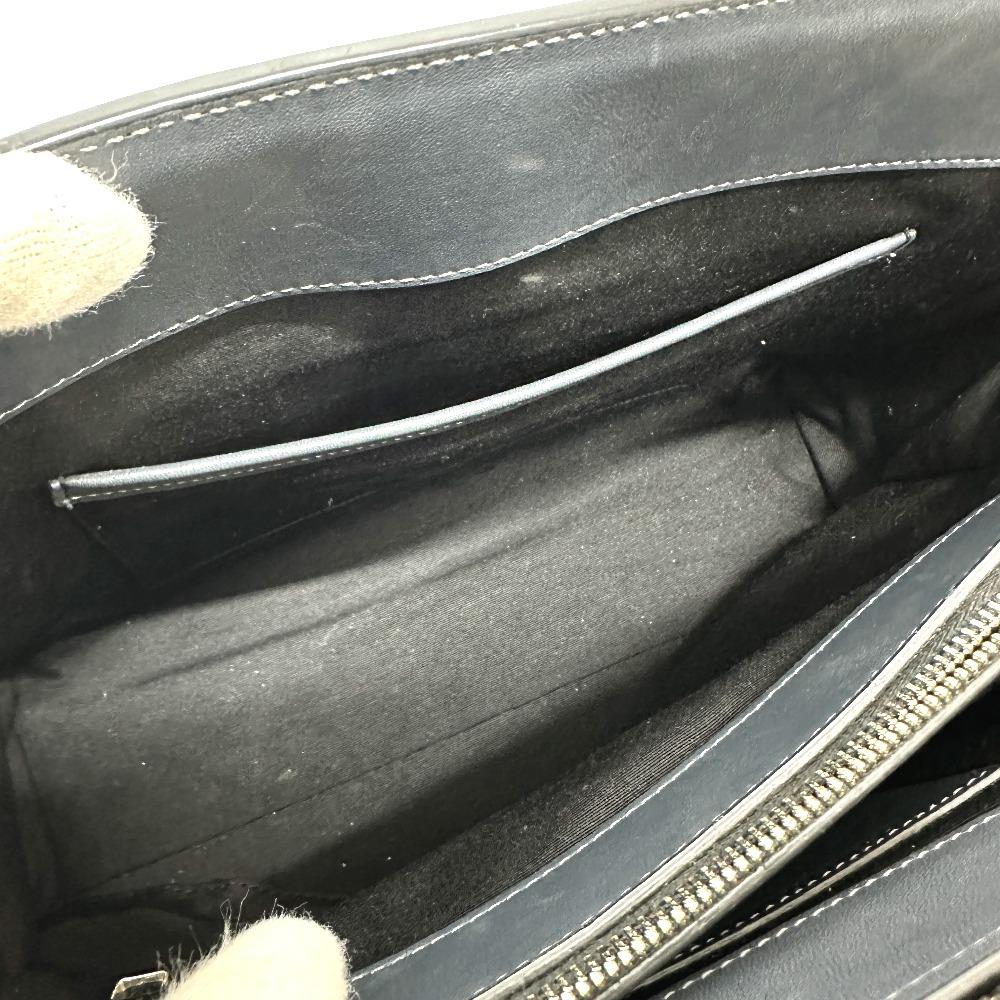 MARC JACOBS Turn lock 2WAY top handle west end small top Tote Bag Leather gray