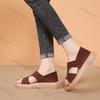 Fashion 2025 Summer Thick Bottom Casual Sandals for Women's Comfortable Fashion Open Toes Low Heel Lightweight Outdoor Beach Cool Shoes