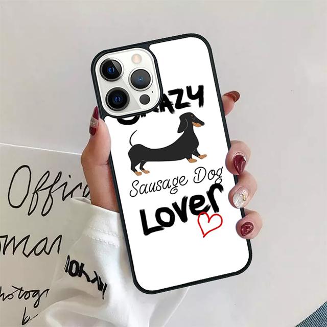Sausage Dog Dachshund Art Coque Shell For iPhone 17 Air 15 16 14 13 12 Pro Max 11 Pro Max Plus Phone Case Cover