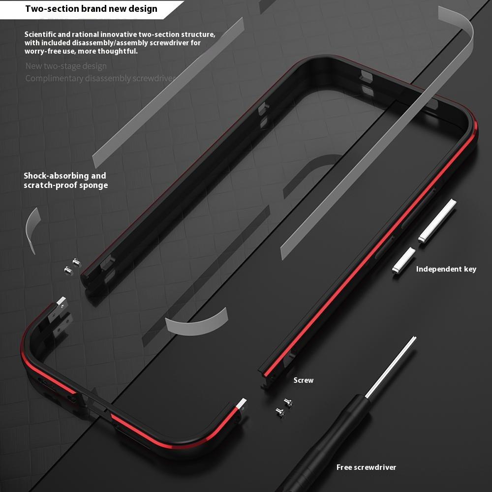 Pro Xiaomi 17 Pro Max Nárazuvzdorný kryt Ochrana čočky Dvoubarevný kovový rám Kryt telefonu se šroubovacím zámkem