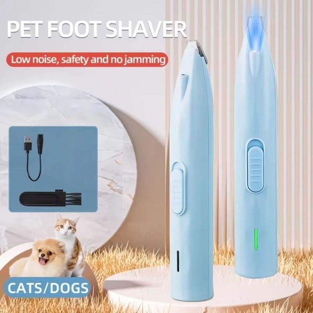 USB Rechargeable Pet Hair Clipper Mute Pet Grooming Clipper Pet Hair Trimmer  Foot Trimming