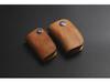 Genuine Leather Key Cover for BMW & Mercedes-Benz - Oil Wax Cowhide Protective Case