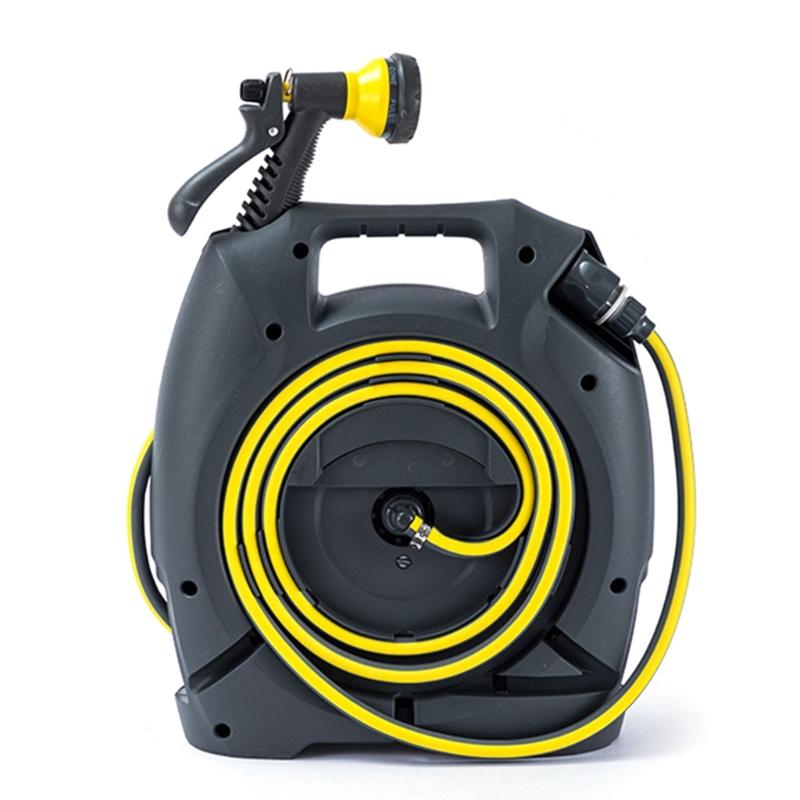 Garden Retractable Hose Reels Storage Rack for Garden Watering Car Washing Pet