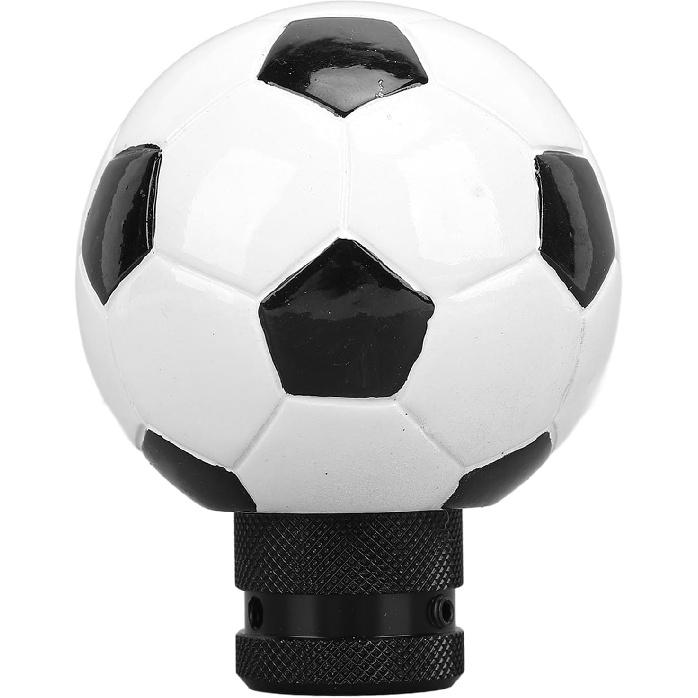 Shifter Knobs, Gear Shift Knob Soccer Look Soccer Shifter Knobs Gear Shifter Lever Head Replaceable Football Shift Knob for Most Manual Cars