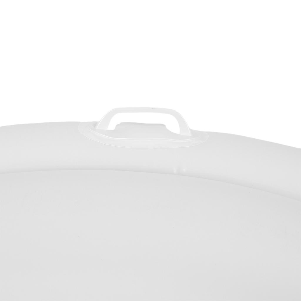 Inflatable Hot Tub Cover 5.4FT PVC Rainproof Protective Round Hot Tub Cover for Outdoor Inflatable Hot Tubs SPA Pools