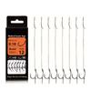 Barbed Angling Hook Durability Carbon Steel with Storage Box for Organized Fishing Trip and Travel