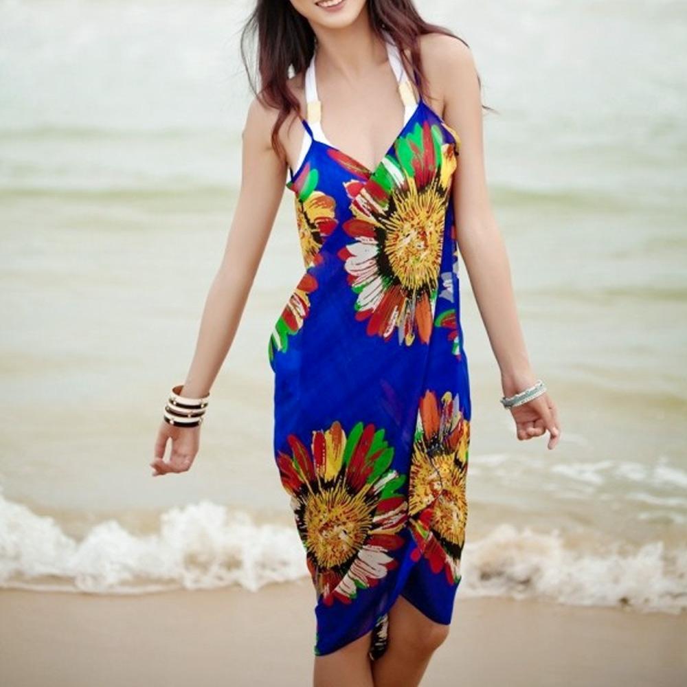 Summer Sun Protection Suspenders Swimsuit Dress Swimsuit Backless Skirt Bikini Cover Up