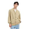 Li Ning X Jackie Chan Collaboration Kung Fu Series V-Neck Loose Jacket Men Jacket Scented-Apricot AJDU101-2