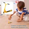 Desktop Unpacking Children's Finger Pedal Vitality Scooter Skateboard Toy