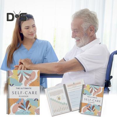 Sebepečující deník A5 Denní plánovač reflexí Duševní zdraví Osobní rozvoj Záznam nálad Meditace Sledování zdraví