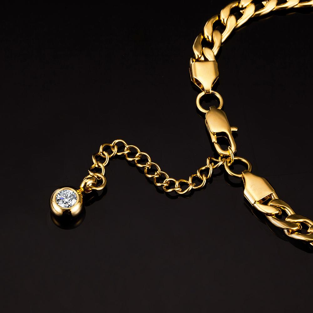 Anklet For Women Gold Color Stainless Steel Cuban Link Ankle Bracelets Summer 2025 Fashion Leg Chain Beach Foot Jewelry Ancklets