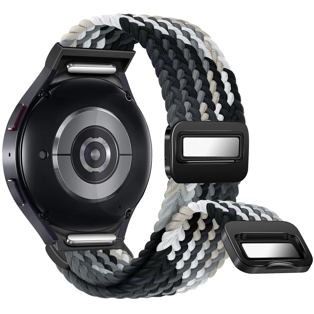 No Gaps Braided Band For Samsung Galaxy Watch 7 6 5 4 Classic 47mm 44mm 40mm/5 Pro Magnetic Bracelet Correa Galaxy Watch6 Strap