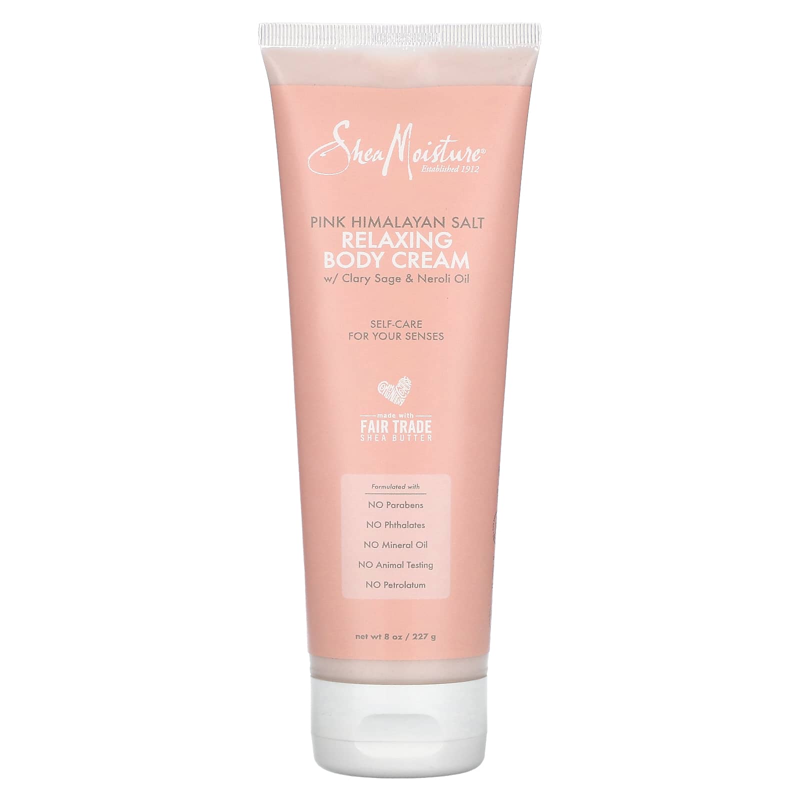 SheaMoisture, Гималайская розовая соль, расслабляющий крем для тела, 8 унций (227 г)