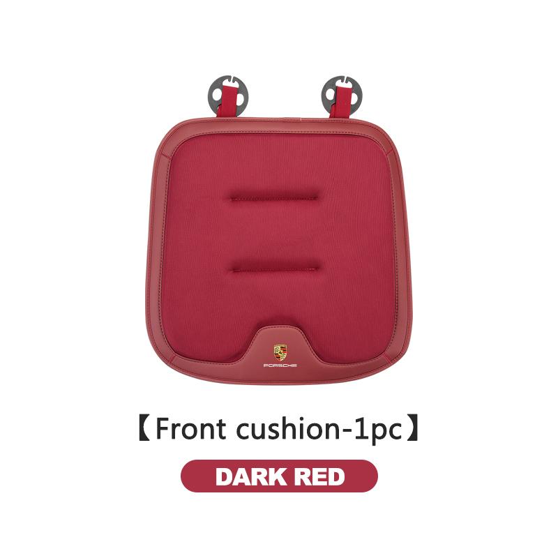 For Porsche Car Seat Cushion Front Rear Luxury Ice Silk Booster Pad Cayenne Boxster Macan 968 Panamera 911 Carrera-GT 918