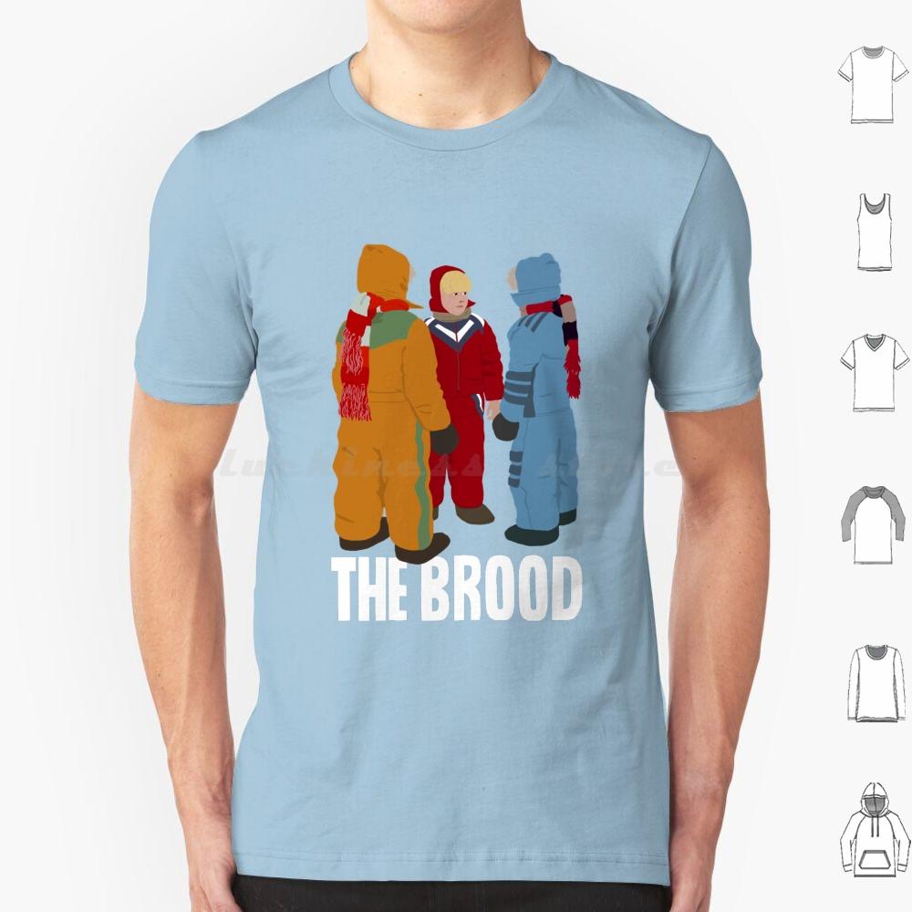 The Brood Title T Shirt Big Size 100 Cotton The Brood David Cronenburg Cult Movie Film Horror Eighties Videodrome Crash 80 S
