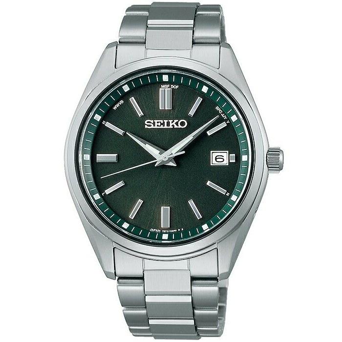 Seiko Selection S Series SBTM319 Mens Watch Solar Radio Controlled Green Made Japan