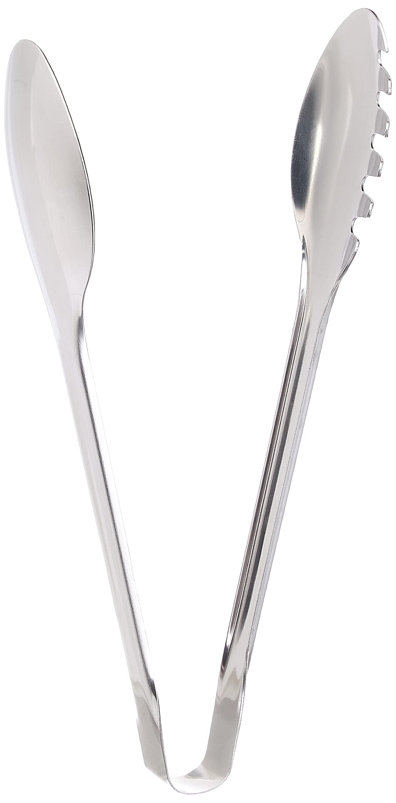 Nagao Salad Stainless Made in Japan Tsubame-Sanjo Tongs, 20cm, Steel,