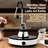 Professional 403 Stainless Steel Coffee Frother Pitcher 300ML Capacity For Smooth Pouring And Creative Designs