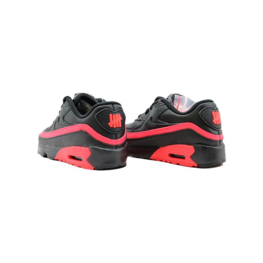 Undefeated X Nike Air Max 90 TD Black Solar Red Baby Sneakers CQ4615-003
