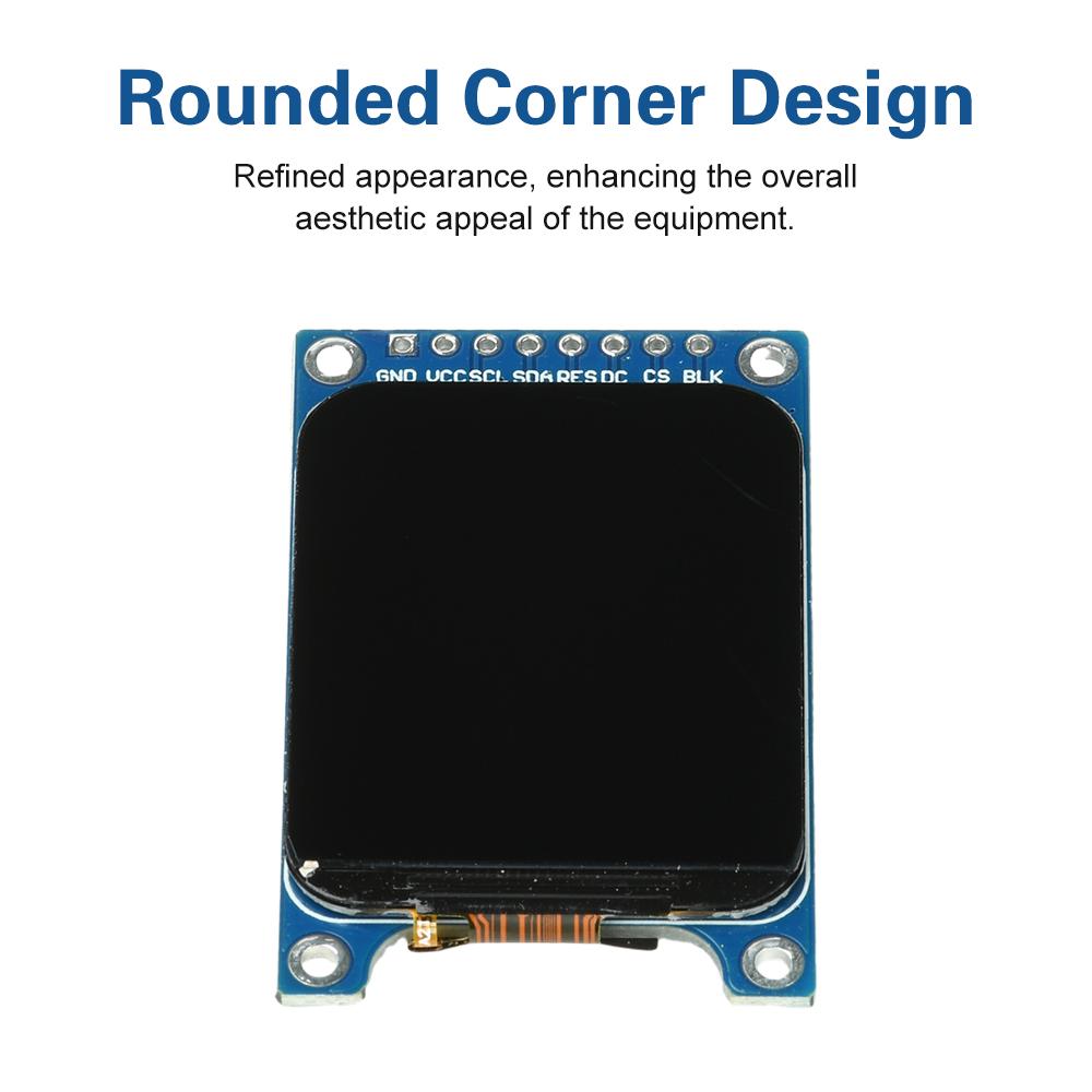 1.69-inch TFT LCD Screen St7789 Small Screen 240x280 Display Lcd Rounded Screen Spi Color Screen Blue Board Module 8 Pin Headers