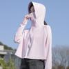 Nylon original yarn cold silk cool yoga jacket slim-fitting sunscreen clothing women's summer UV protection breathable sunscreen clothing