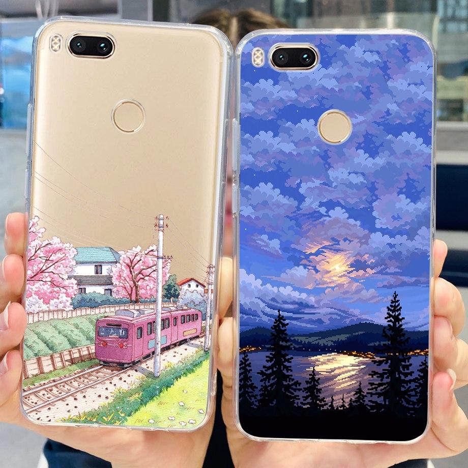 For Xiaomi Mi A1 Mi 5x Case Silicon Soft Clear TPU Phone Cases Back Cover For Xiaomi Mi 5X Mi5X MiA1 Bumper Coque Fundas Capas