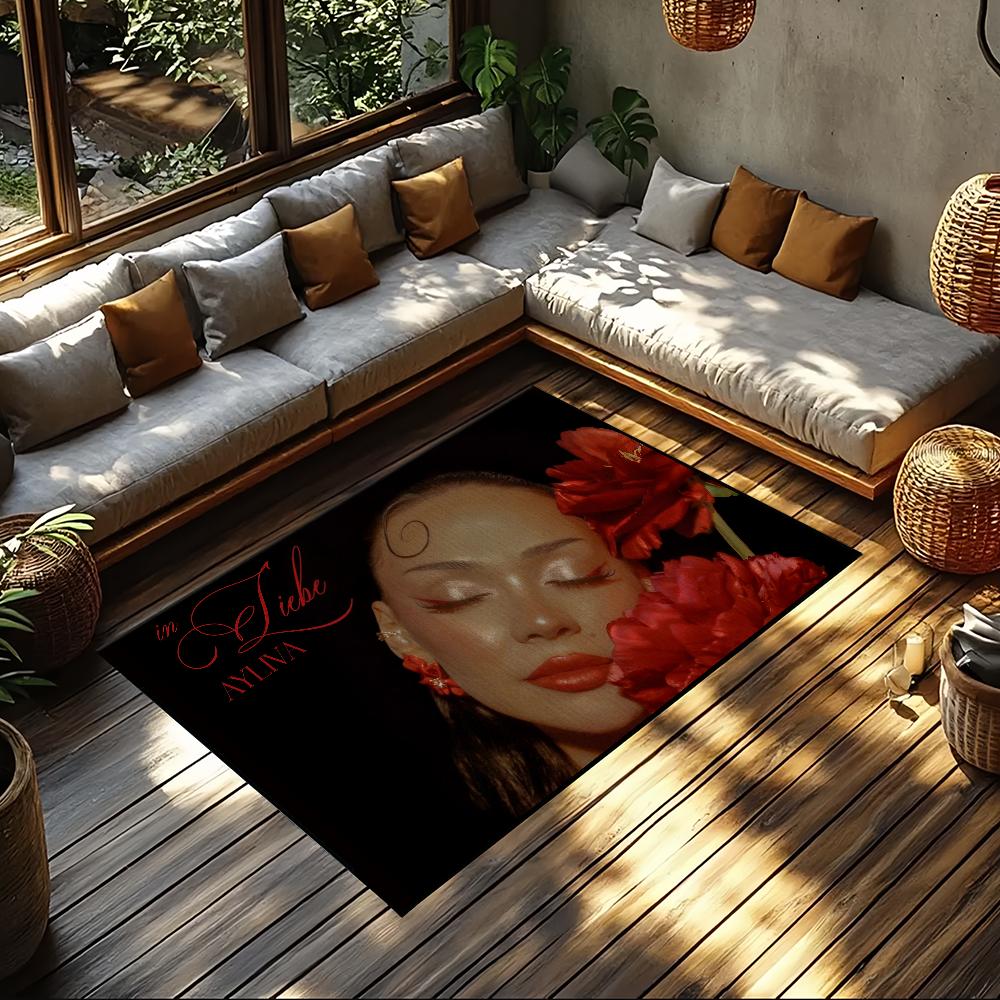 Door Mat Anti-Slip Kitchen A-Ayliva Bedroom Handmade Singer Tufted Rug in liebe Carpet Living Room Entrance Decoration