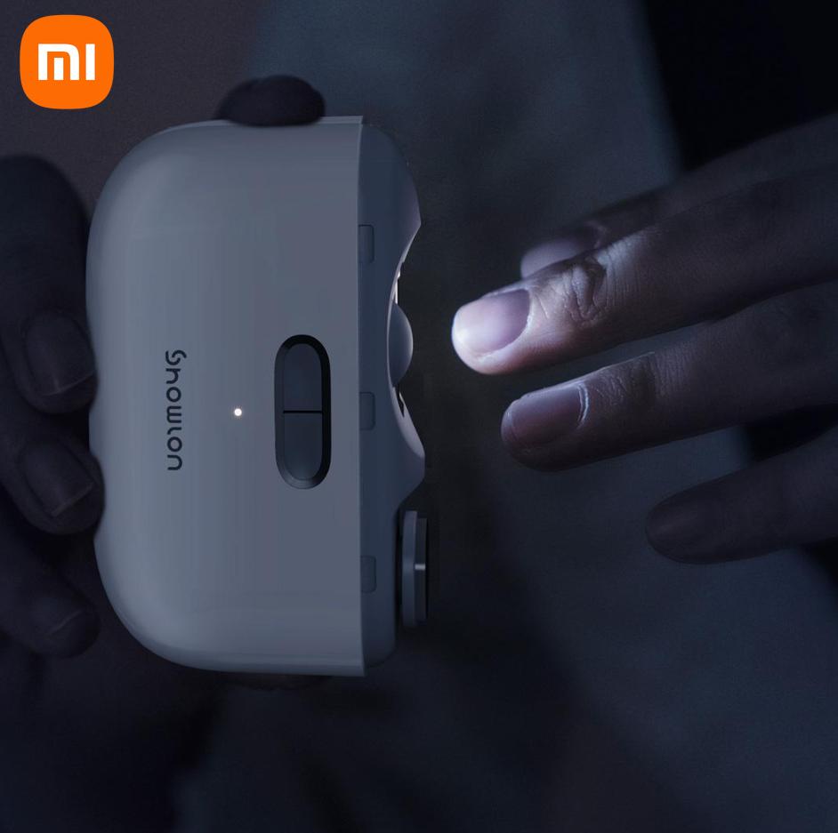 Xiaomi Youpin, Xiaolang, 2in1 Electric Nail Clipper, 2 Polishing, USB Rechargeable, Nail Cutter, Polishing Tools, with Light, for Baby Adult