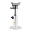 Boat Seat Pedestal Aluminum Alloy 360 Degree Swivel 335 to 490mm Adjustable Height Pedestal for RV Yacht Marine