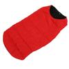 Dog Winter Coat Double Sided Wearable Warm Soft and Comfortable Pet Winter Jacket for Medium Large Dogs Red