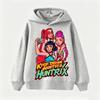 Autumn Winter KPop Demon Hunter Huntrix Children Sweatshirt Girls Boys Hip Hop Fashion Casual Warm Kids Pullover Hoodies