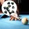 10Pcs Pool Cue Tips 12mm Repairing Supplies Screw on Portable Replacement Pool Stick Tips Snooker Cue Tips for Billiards Players