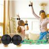2pairs Aslatua Shakers, Kashaka Musical Percussion Instrument, African Asalato Shaker Rattle, Aslatuas Rhythmic Ball, Music E Shaker - RiRi