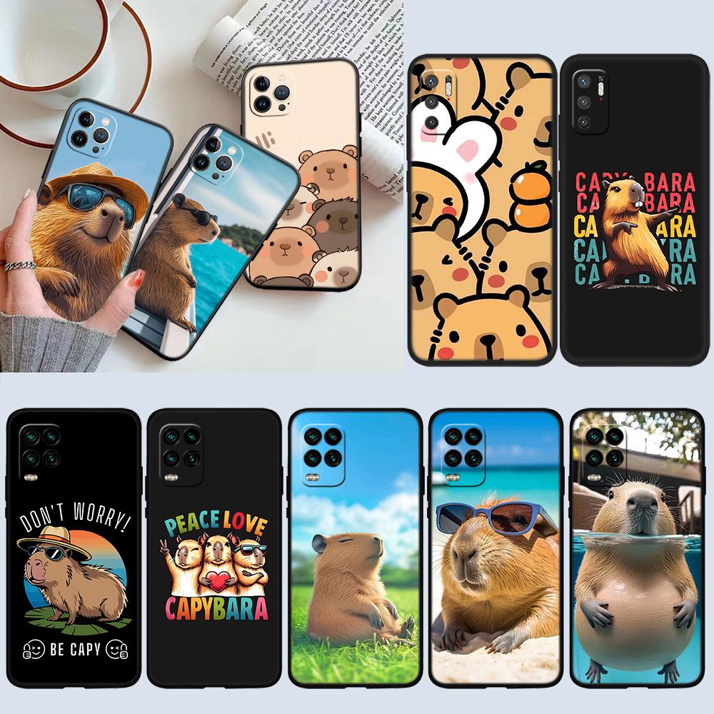NH13 Cartoon Capybara New High-End Shell Phone Case for Xiaomi Poco F8 M4 M5 M6 M7 X3 X6 X7 Pro GT NFC Ultra