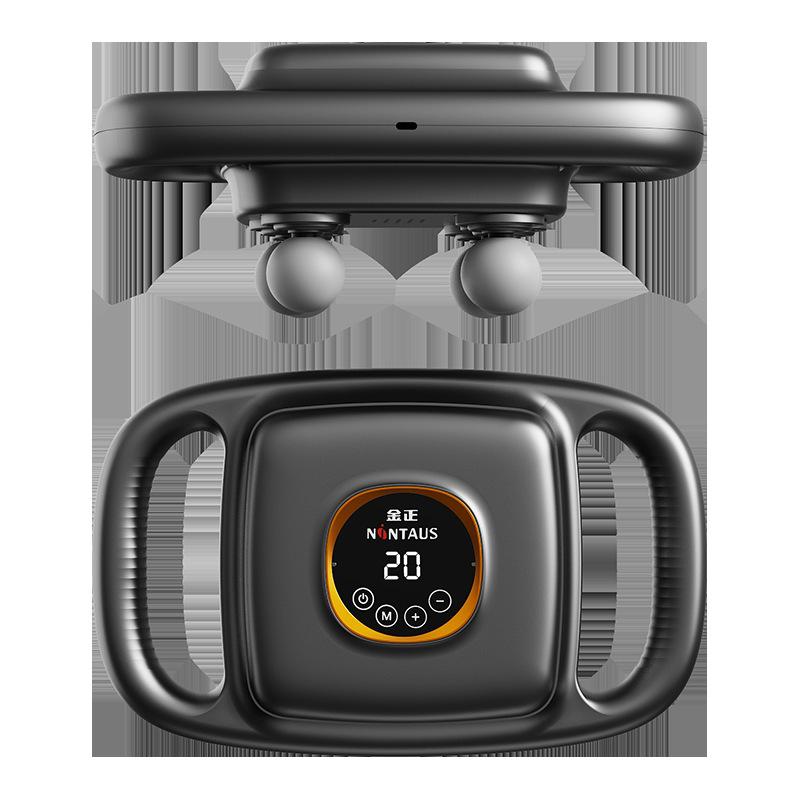 Six-head Fascia Gun, Muscle Massage Instrument, Electric High Strength, Whole Body Size and Calf Relaxation, Multi-head Massage Gun