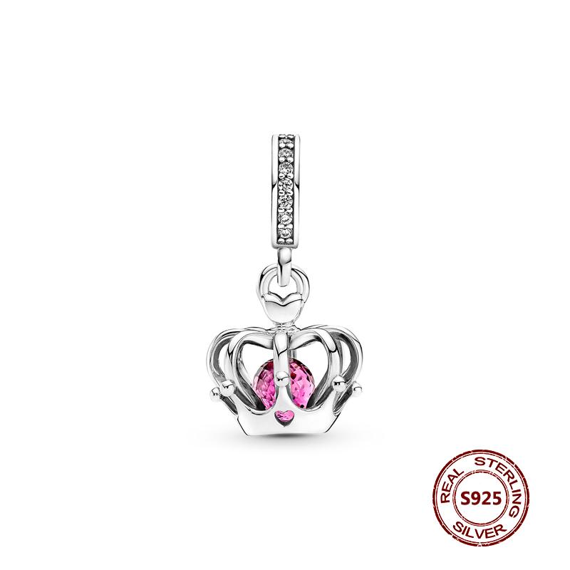 Charms camaleonte adatti a braccialetti originali alla moda in argento 925 con zircone, perlina a forma di polpo e tartaruga, ciondolo a forma di farfalla e lucciola, fai da te per realizzare gioielli